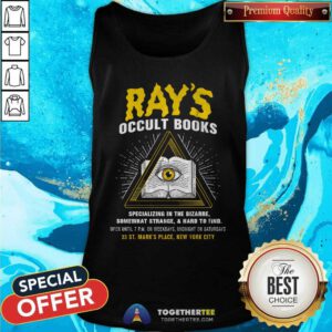 Rays Occult Books tank-top