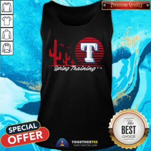 Texas Rangers MLB Spring Training Horizon Line tank-top