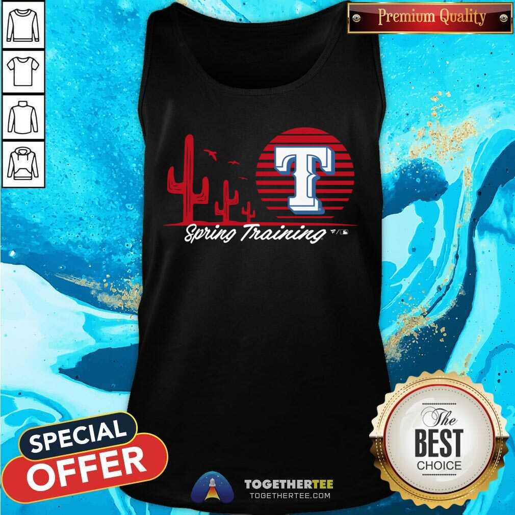 Texas Rangers MLB Spring Training Horizon Line tank-top