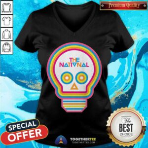 The National Lightbulb Skull v-neck