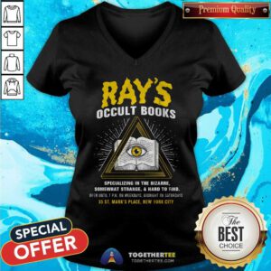 Rays Occult Books v-neck