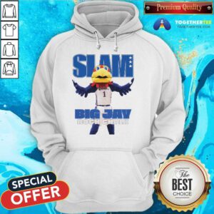 Slam Kansas Mascot Big Jay Rock Chalk hoodie