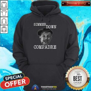 Simmer Down Compadre Doug Bell Standard Fit hoodie
