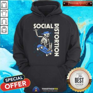 Social Distortion Skateboard Skeleton hoodie