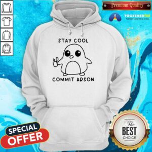 Stay Cool Commit Arson Hoodie
