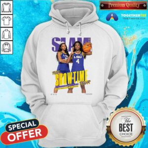 SLAM Cover Angel Reese Flau'jae Johnson The Showtime Tour Hoodie