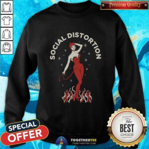 Social Distortion Devil Pinup sweatshirt