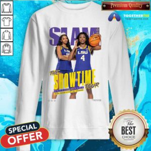 SLAM Cover Angel Reese Flau'jae Johnson The Showtime Tour Sweatshirt