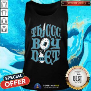 Thiccc Boy Diet Knife Donut Poison Tank-top