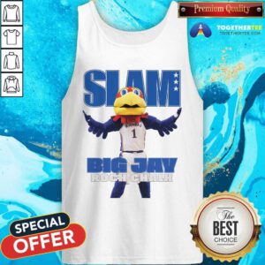 Slam Kansas Mascot Big Jay Rock Chalk tank-top