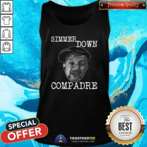 Simmer Down Compadre Doug Bell Standard Fit tank-top