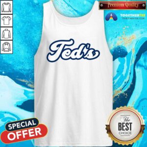 Ted's Script Font Tank-top