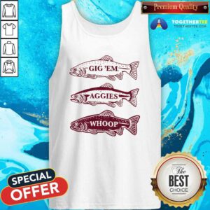 Texas A&M Aggie Triple Fish Tank-top