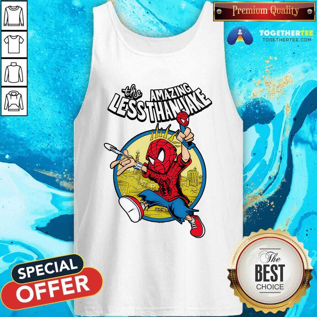 The Amazing Spider-man Less Than Jake tank-top