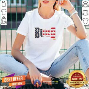 Tampa Bay Buccaneers Flag Script Franklin V-neck