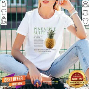 The White Lotus Pineapple Suit V-neck