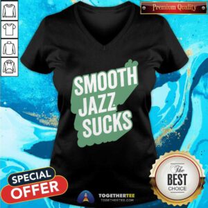 Smooth Jazz Sucks V-neck