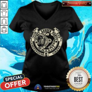 Space Monkey Convivium Grave Secret Garden Party V-neck