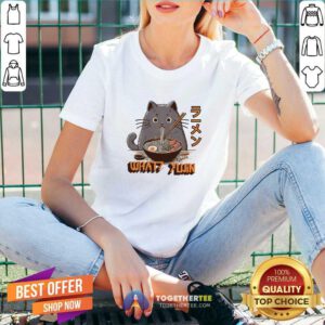 Ramen Cat What Yujin V-neck