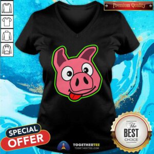 Good Wizard 101 Piggle V-neck