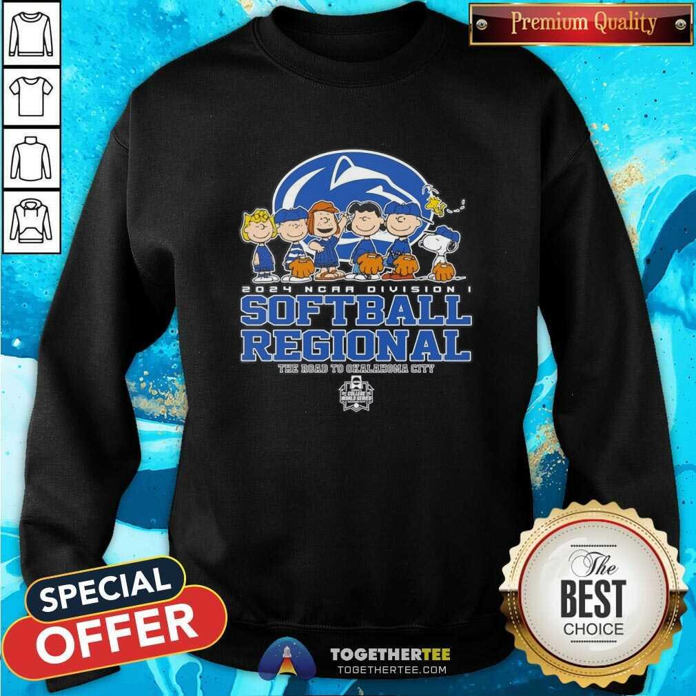 Great Peanuts 2024 NCAA Division I Softball Regional Penn State Nittany Lions Sweatshirt