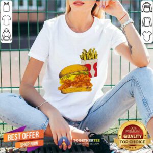 Great Street Food Reds Burger & Chips V-neck