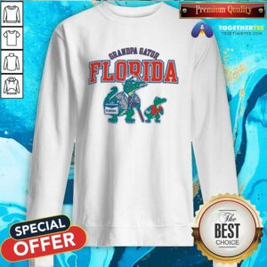 Great University Of Florida Grandpa Gators Sweatshirt