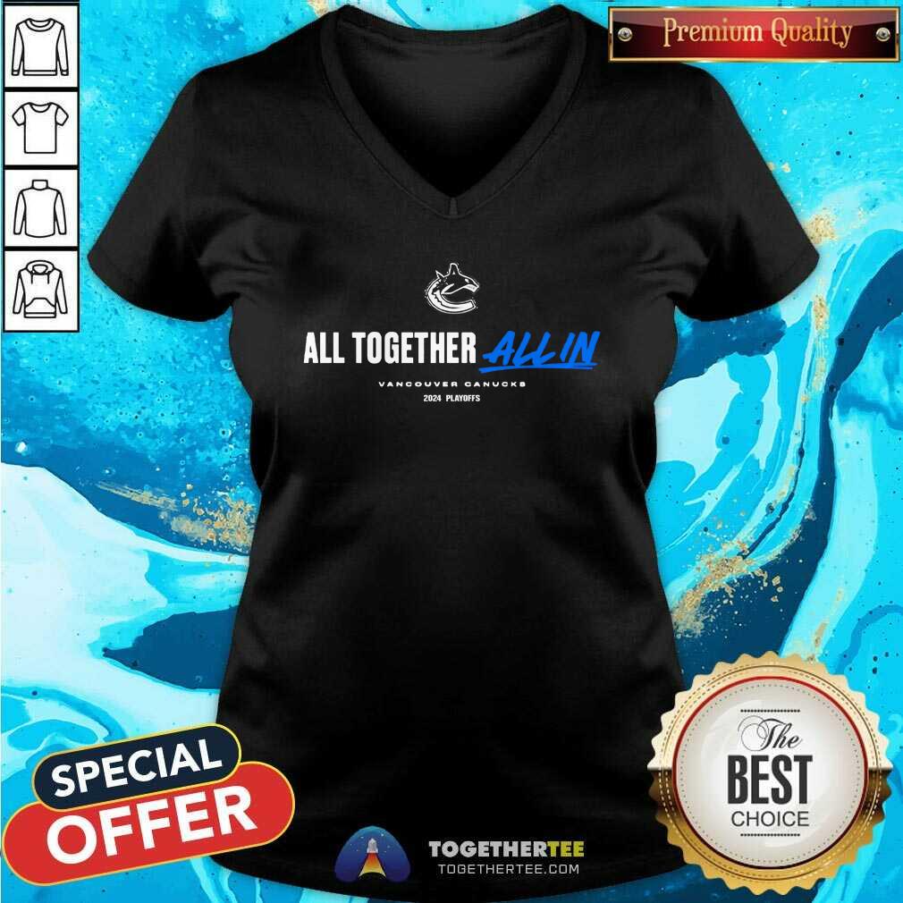 Great Vancouver Canucks All Together All In V-neck