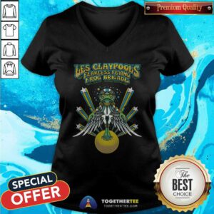 Les Claypool Fearless Flying Star Frog Brigade V-neck