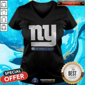 New York Giants Crow The Crown Is Yours V-neck