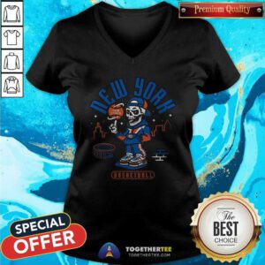 New York Soda Sports Basketball V-neck
