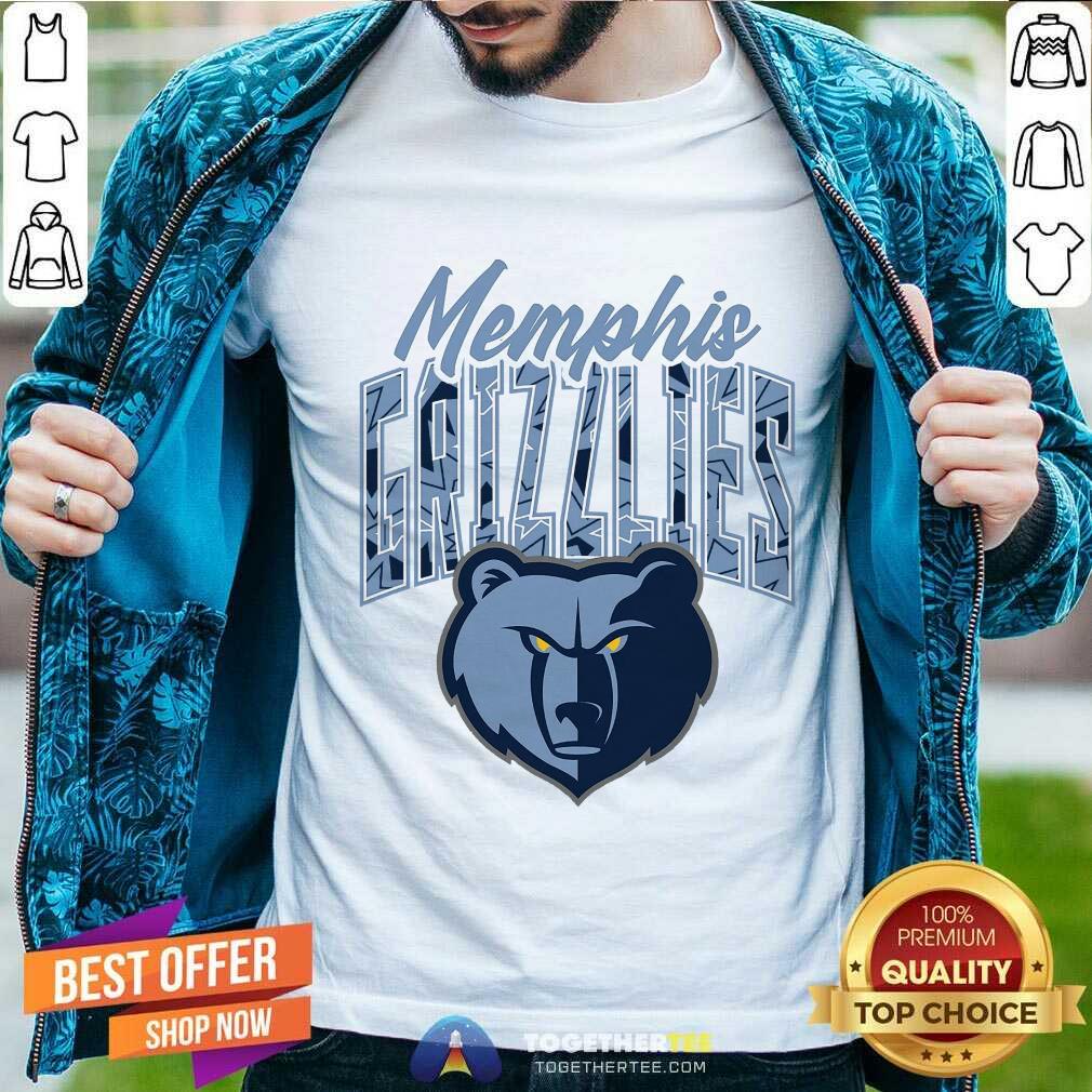 Nice Memphis Grizzlies Navy Tri-Ball T-shirt