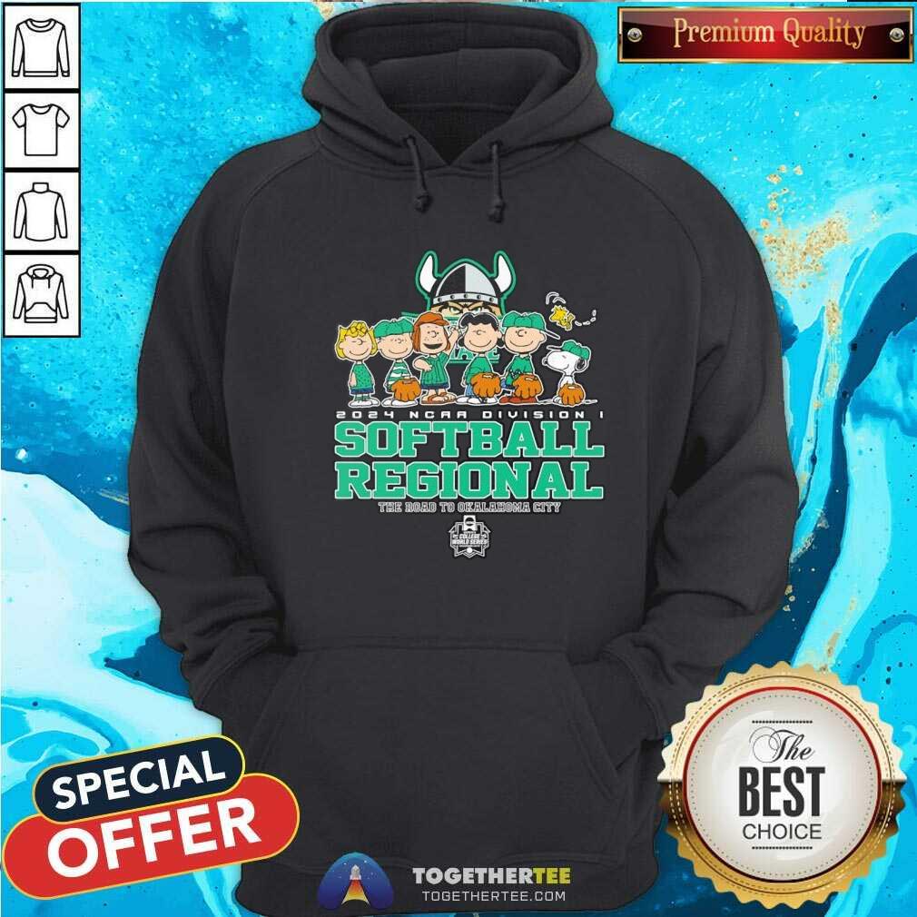 Nice Peanuts 2024 NCAA Division I Softball Regional Cleveland State Vikings Hoodie
