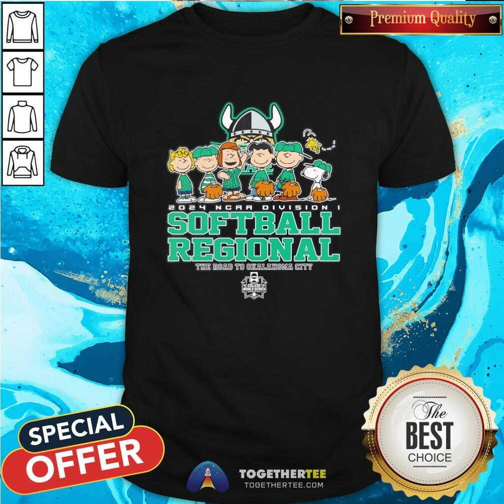Nice Peanuts 2024 NCAA Division I Softball Regional Cleveland State Vikings T-Shirt