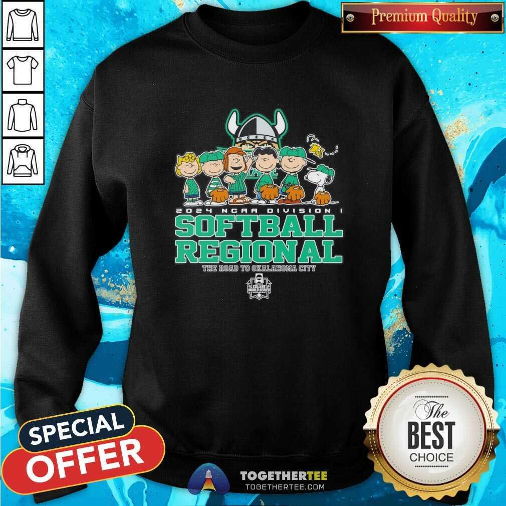 Nice Peanuts 2024 NCAA Division I Softball Regional Cleveland State Vikings Sweatshirt