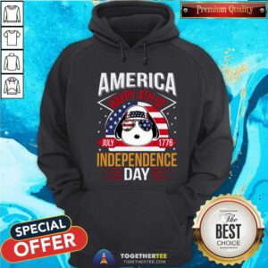 Nice Snoopy America Independence Day Happy 4th Of July Hoodie