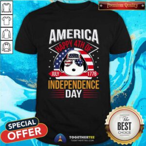 Nice Snoopy America Independence Day Happy 4th Of July T-Shirt