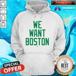 Nice We Want Boston Hoodie
