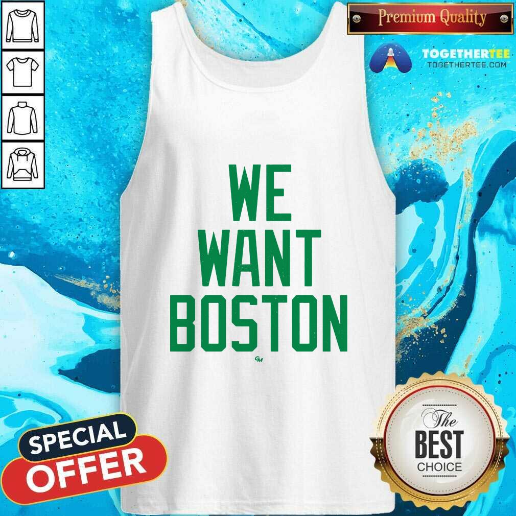 Nice We Want Boston Tank-top