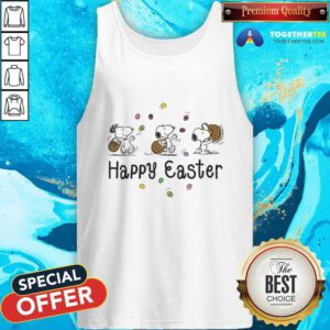 Official Snoopy Happy Easter Tank-top