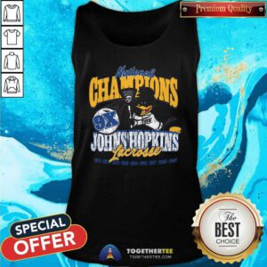 Original National Champions 9x Johns Hopkins Lacrosse Tank-top