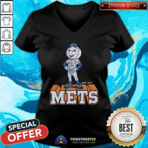 Original New York Mets Mr. Met V-neck