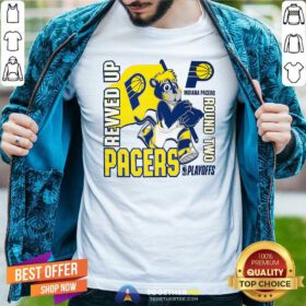 Pacers Boomer Revved Up Playoff T-shirt
