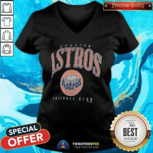Premium Houston Astros Big & Tall Baseball Club V-neck