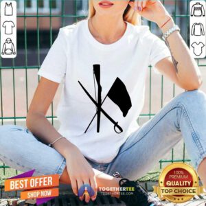 Premium Rifle Sabre Flag V-neck
