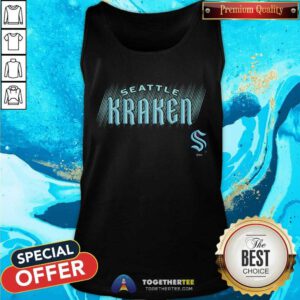 Seattle Kraken Big & Tall Wordmark Tank-top