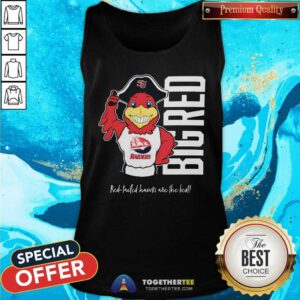 Shippensburg University Raiders Mascot Big Red Tank-top