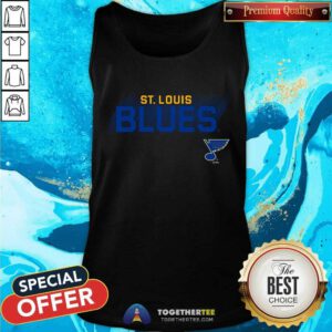 St. Louis Blues Big & Tall Wordmark Tank-top