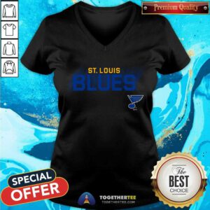 St. Louis Blues Big & Tall Wordmark V-neck