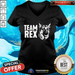 Team Rex German Shepherd V-neck